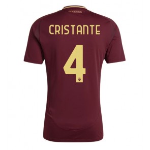 AS Roma Bryan Cristante #4 Hjemmebanetrøje 2024-25 Kort ærmer